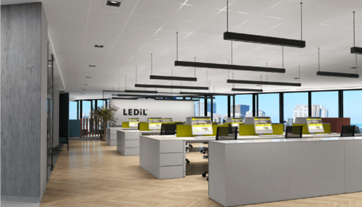 Creative office lighting ideas by softzone interiors Qatar