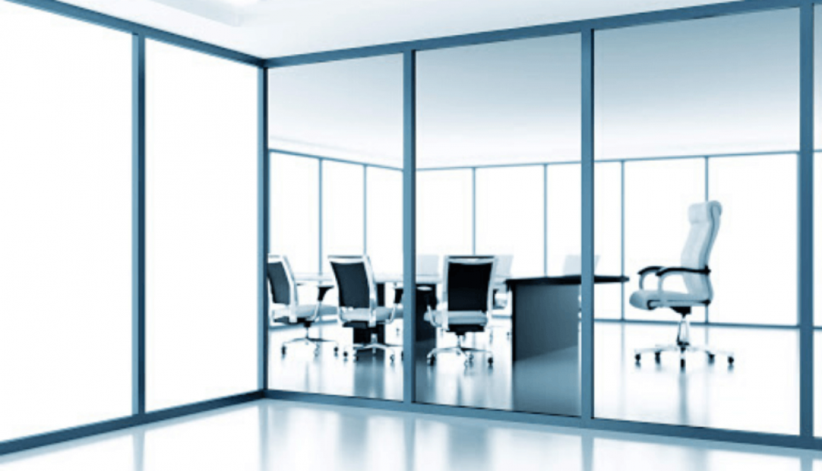 Glass wall partition | Softzone interiors | Office Partition Ideas