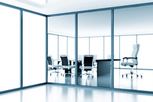 Glass wall partition | Softzone interiors | Office Partition Ideas