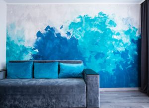 Office wall painting by softzone interiors