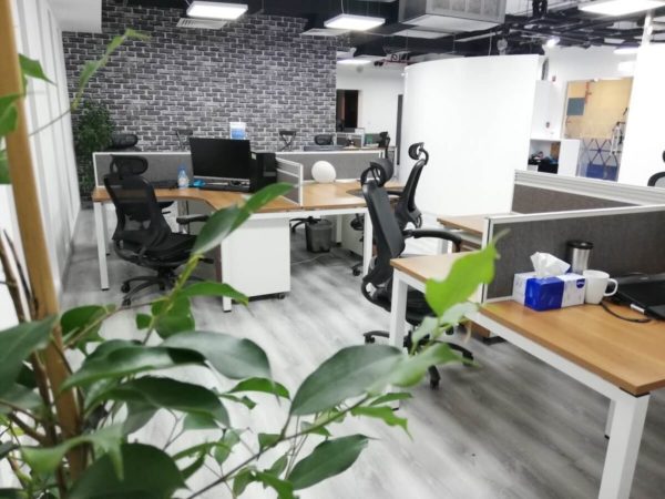 Office table, chairs and interior design works in qatar by Softzone Interiors Qatar