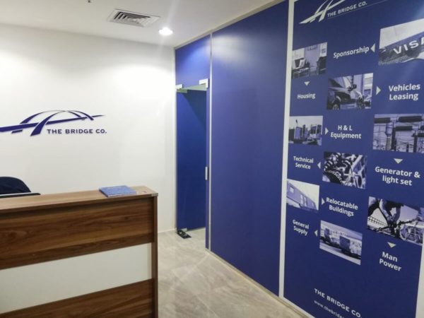 Office interior design works in qatar by Softzone Interiors