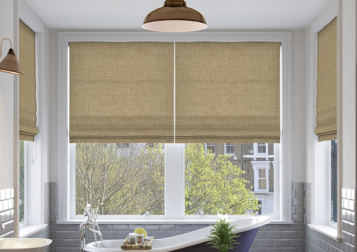 Roman blinds by softzone interiors - curtain suppliers in Qatar