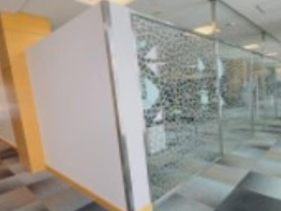 Naufar Glass Partition 3 – Interior Design Project by Softzone Interior Designers in Qatar