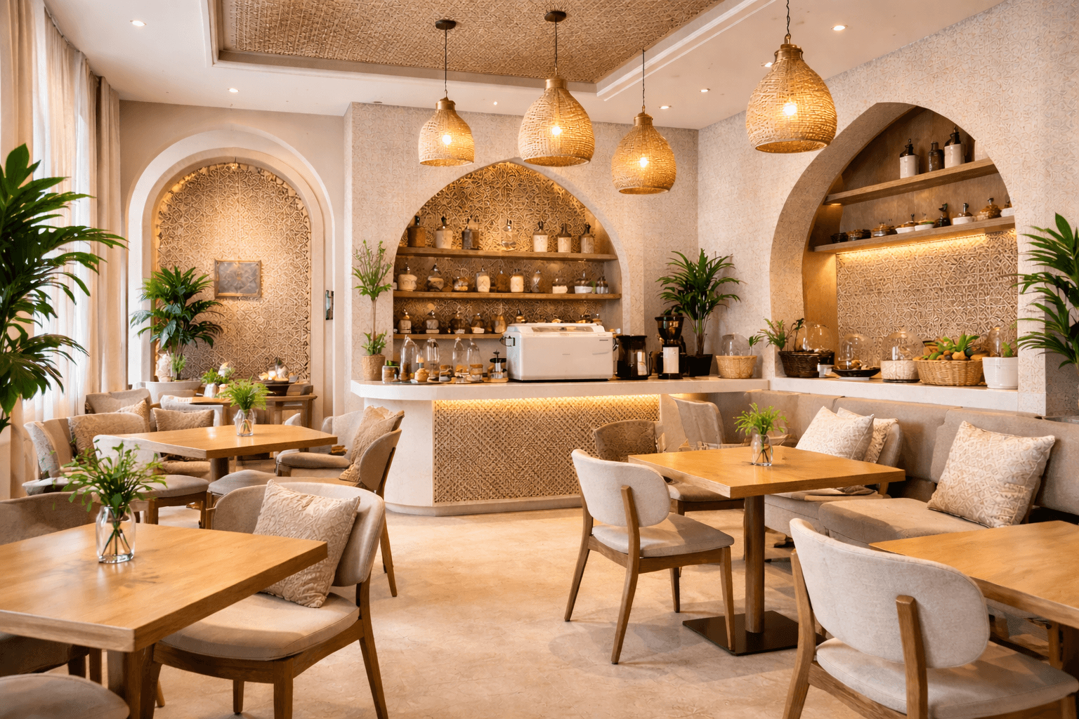 We transform empty spaces into fully operational restaurants and cafes — managing joinery, MEP works, ceiling design and front-of-house interiors through to handover.